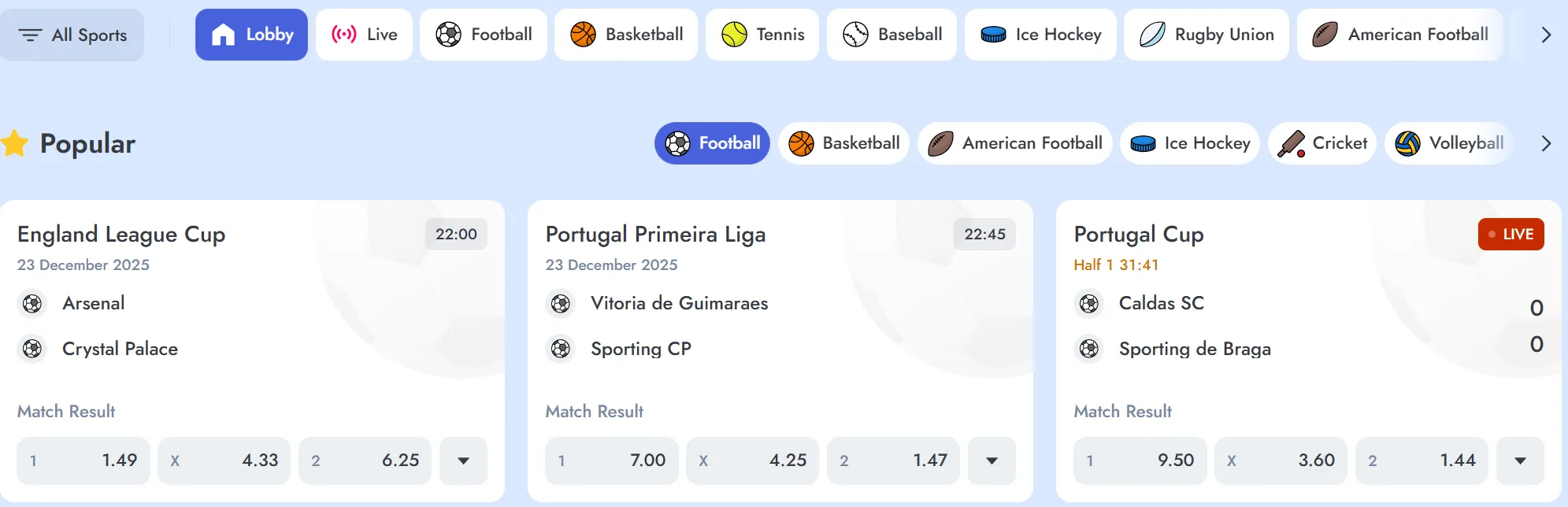 winzoria casino sports